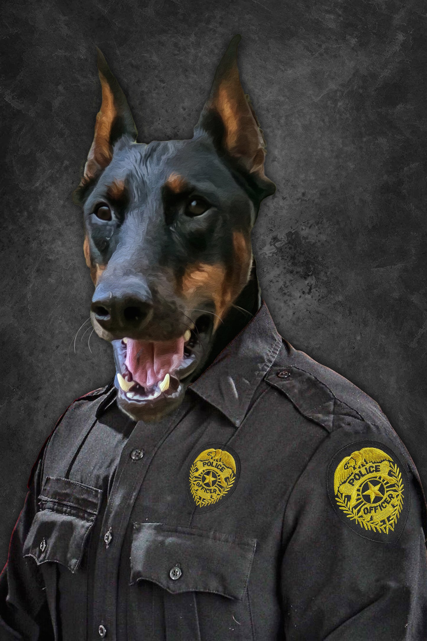 The Police Custom Pet Portrait Digital Download - Noble Pawtrait