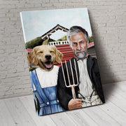 The Farmers Custom Pet Portrait - Noble Pawtrait