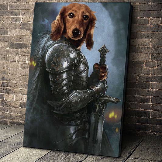 The Protector Custom Pet Portrait - Noble Pawtrait