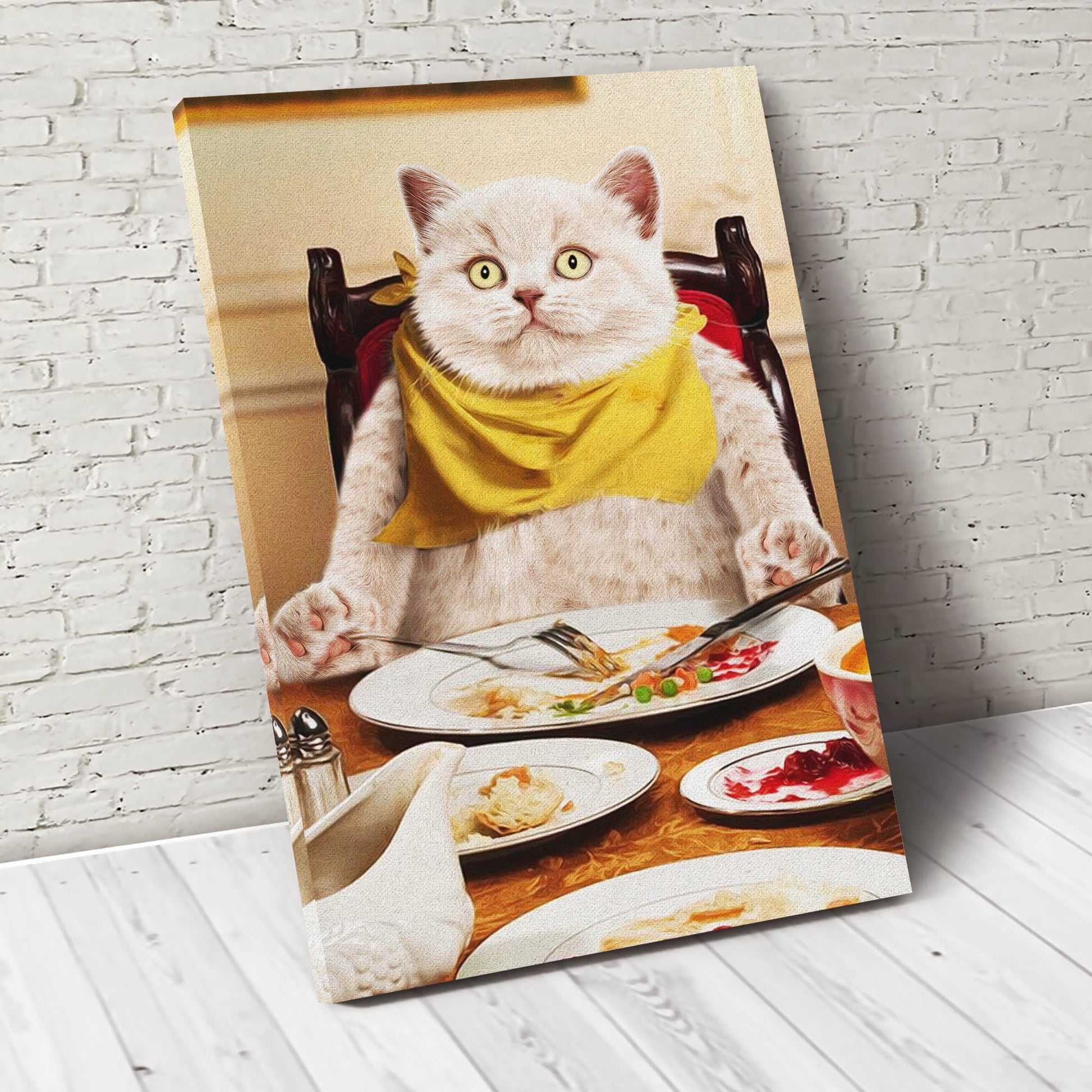 Happy Meal Custom Pet Portrait - Noble Pawtrait