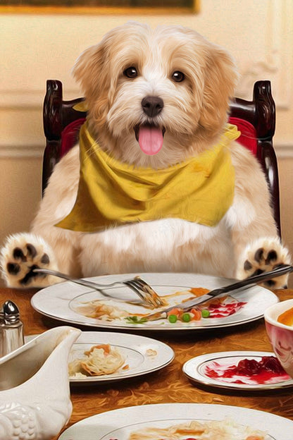 Happy Meal Custom Pet Portrait Digital Download - Noble Pawtrait