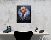 Her Majesty Custom Pet Portrait - Noble Pawtrait