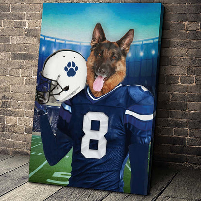 The Indianapolis Fan Custom Canvas Pet Portrait - Noble Pawtrait