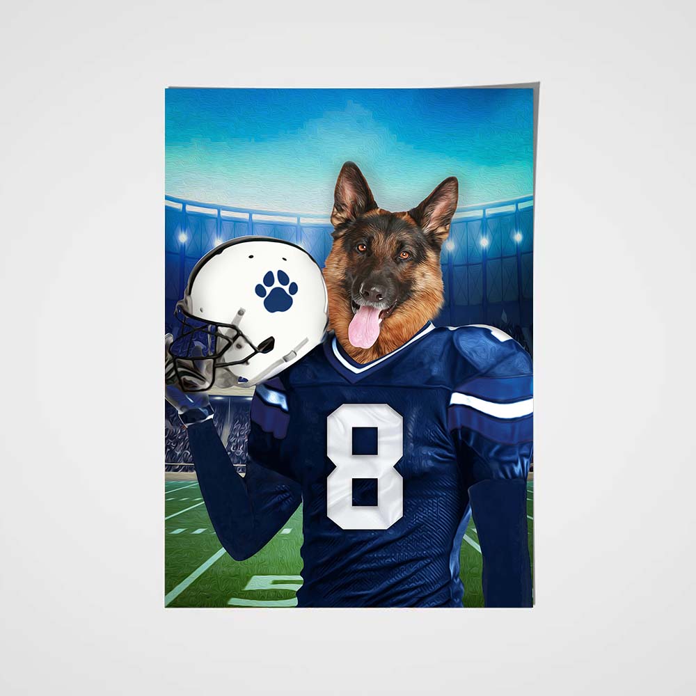 The Indianapolis Fan Custom Poster Pet Portrait - Noble Pawtrait
