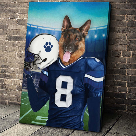 The Indianapolis Fan Custom Pet Portrait - Noble Pawtrait