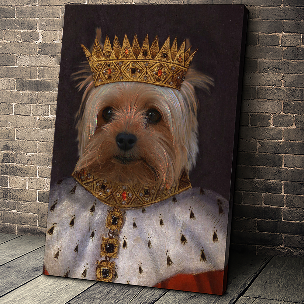 King Henry VII Custom Pet Portrait – Noble Pawtrait