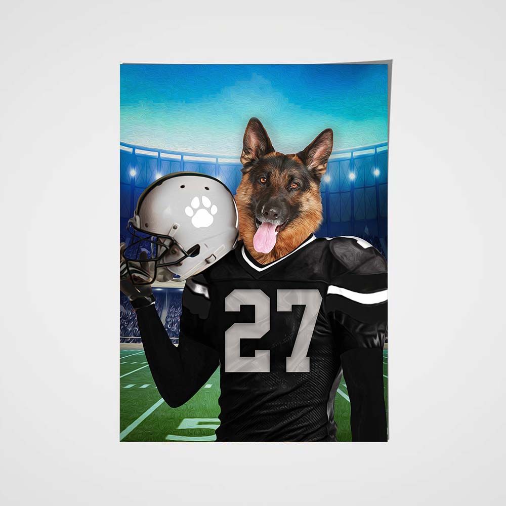 Las Vegas Fan Custom Poster Pet Portrait - Noble Pawtrait