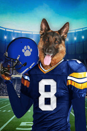 Los Angeles Fan Custom Pet Portrait - Noble Pawtrait