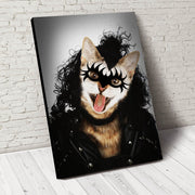 The Rocker Custom Pet Portrait - Noble Pawtrait