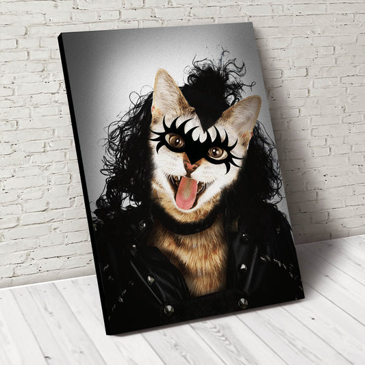 The Rocker Custom Pet Portrait - Noble Pawtrait