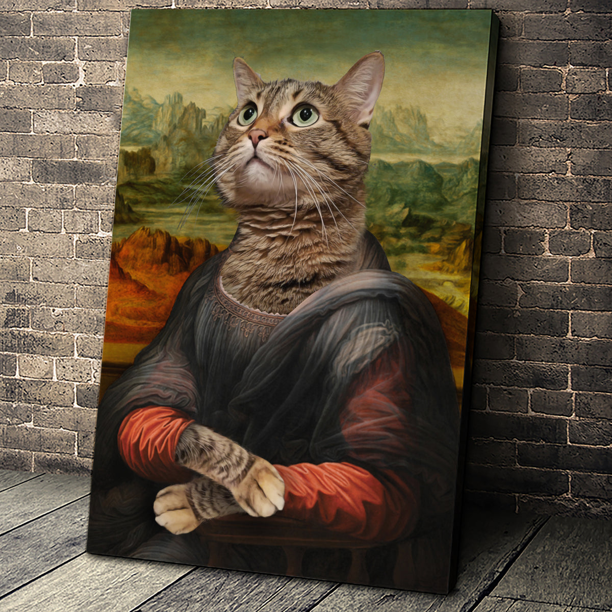 The Madam Custom Pet Portrait - Noble Pawtrait