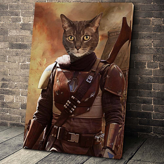 The Rebel Paw Custom Pet Portrait - Noble Pawtrait