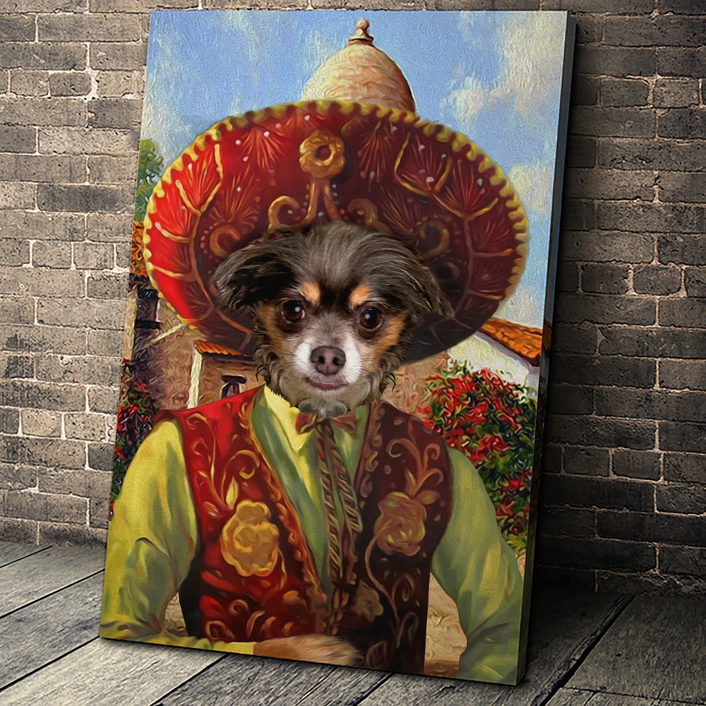 The Sombrero Custom Pet Portrait - Noble Pawtrait