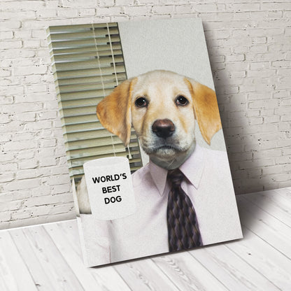 The Office Boss Custom Pet Portrait - Noble Pawtrait