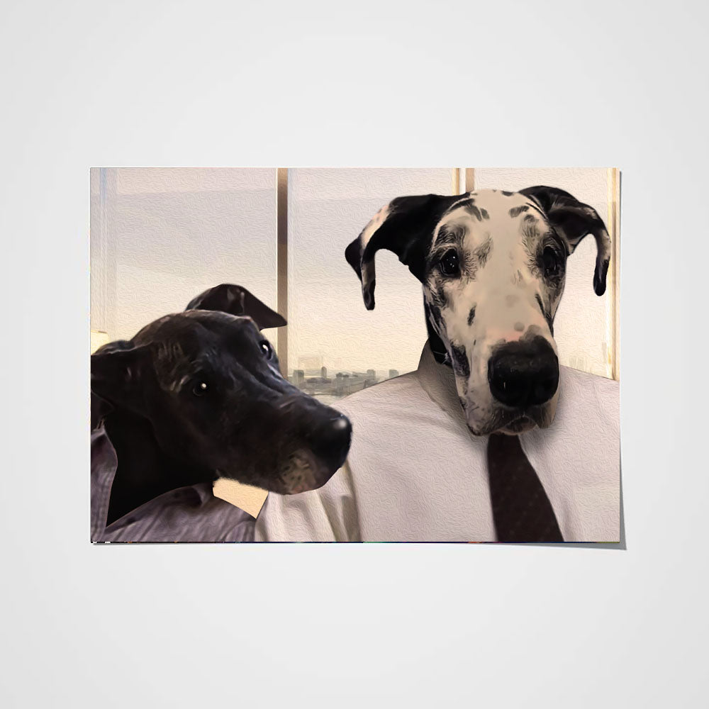The Office Sweetheart Custom Pet Poster - Noble Pawtrait
