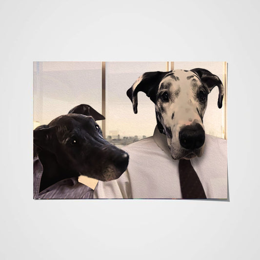 The Office Sweetheart Custom Pet Poster - Noble Pawtrait