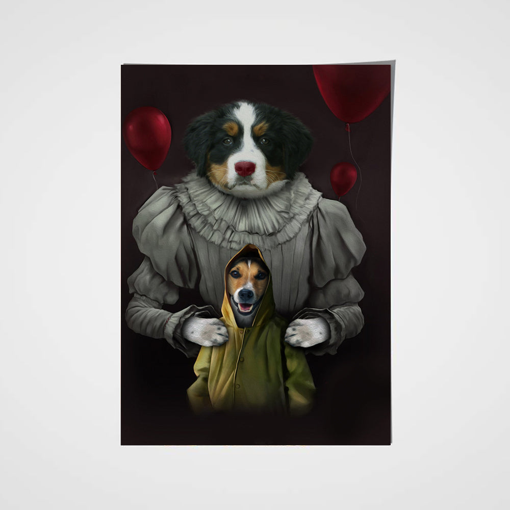 The Clowns Custom Pet Portrait Poster - Noble Pawtrait