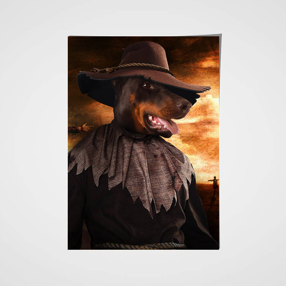 The Scarecrow Custom Pet Portrait Poster - Noble Pawtrait