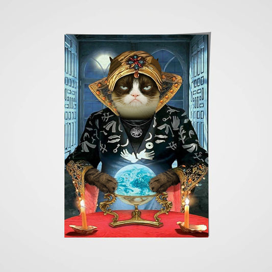 The Mystery Custom Pet Portrait Poster - Noble Pawtrait