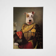The Royal Colonel Custom Pet Portrait - Noble Pawtrait