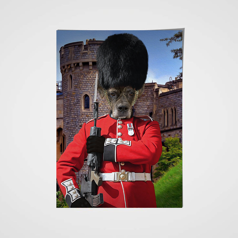Royal Guard Custom Pet Portrait - Noble Pawtrait