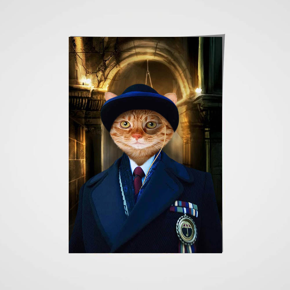 Sir Reginald Hargreeves Custom Pet Portrait Poster - Noble Pawtrait