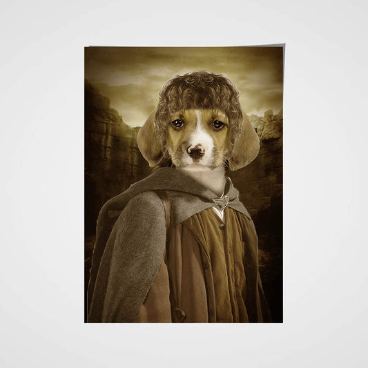 Fropaw Custom Pet Portrait Poster - Noble Pawtrait