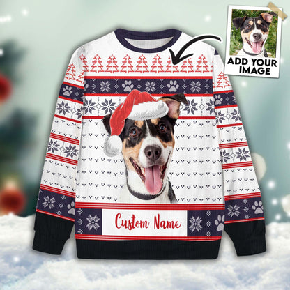 Ugly Sweater All Over Print Custom Merry Christmas White Color