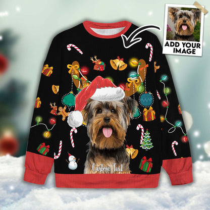 Ugly Sweater All Over Print Custom Jingle Bells Black Color