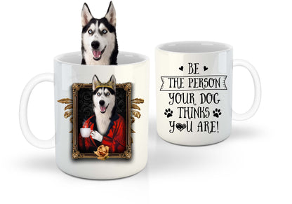 The Poet Custom Pet Mug - Noble Pawtrait