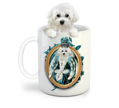 The Queen Custom Pet Mug - Noble Pawtrait