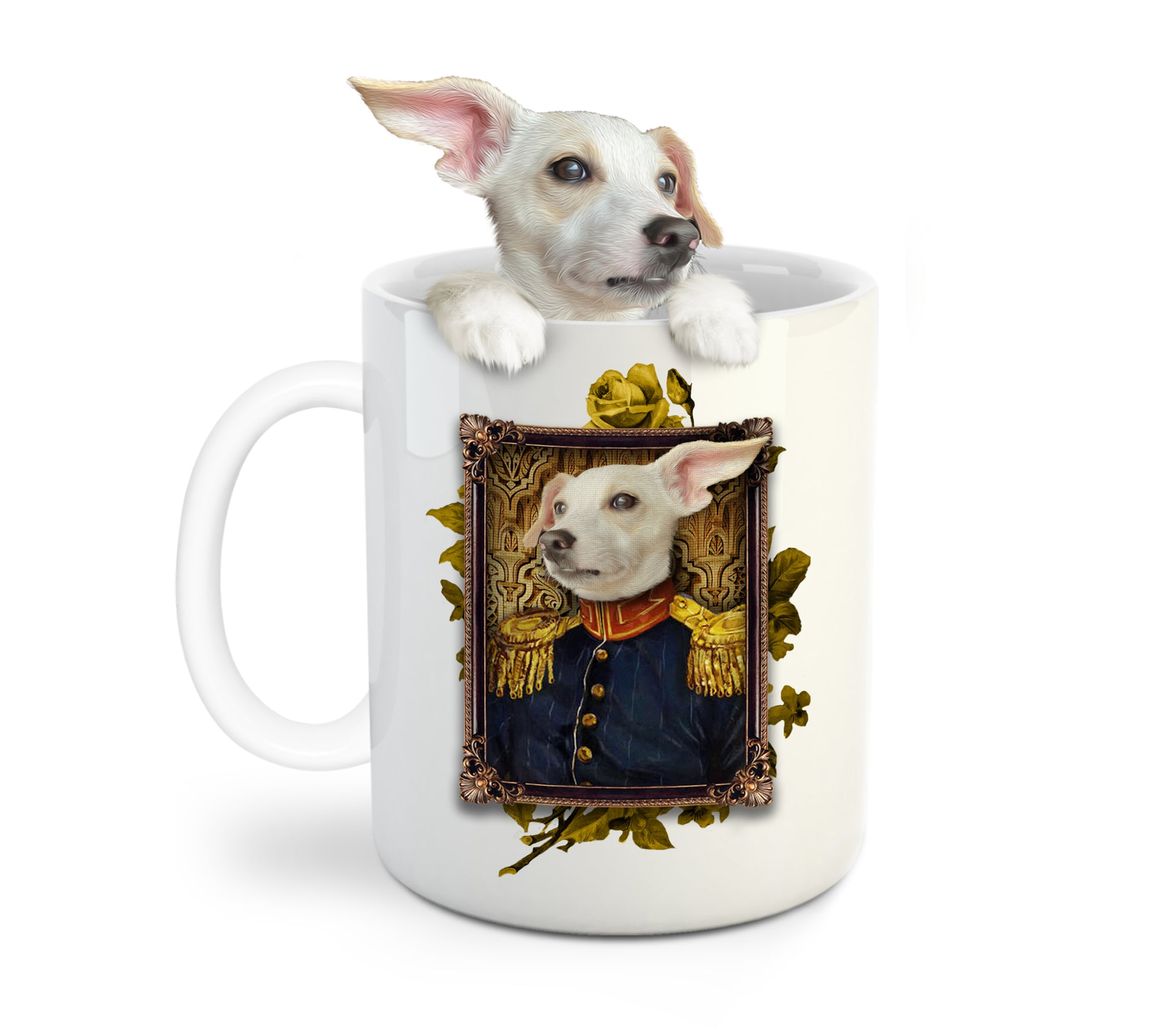 The Veteran Custom Pet Mug - Noble Pawtrait