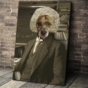 The Genius Custom Pet Portrait - Noble Pawtrait