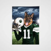 New York Fan Custom Pet Portrait - Noble Pawtrait