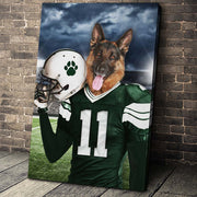New York Fan Custom Pet Portrait - Noble Pawtrait