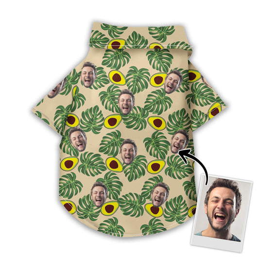 Custom Hawaiian Shirt For Pet Avocado Pattern