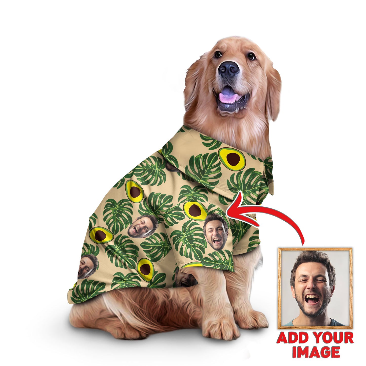 Custom Hawaiian Shirt For Pet Avocado Pattern