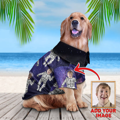 Custom Hawaiian Shirt For Pet Space Pattern