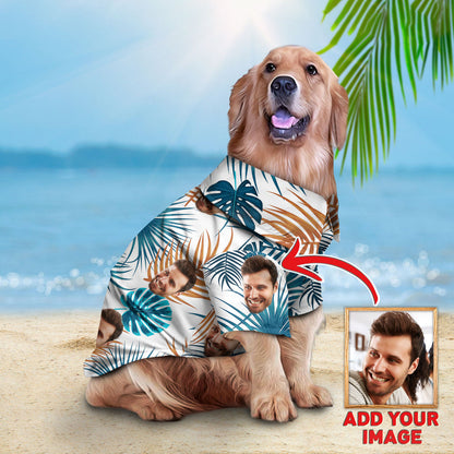 Custom Hawaiian Shirt For Pet White Pattern