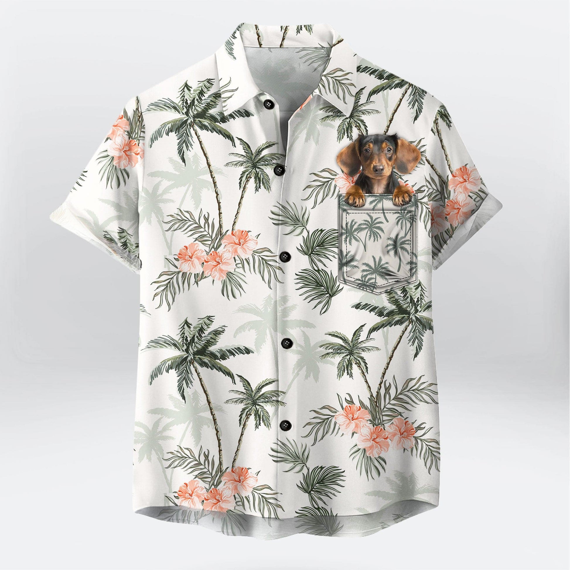 Unisex Personalized Gifts Custom Vintage Hawaiian Shirt Floral