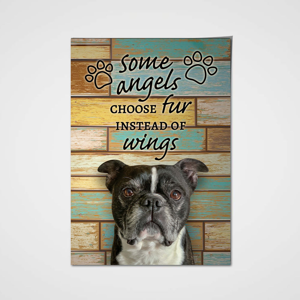 Fur Angel Custom Pet Portrait Poster - Noble Pawtrait