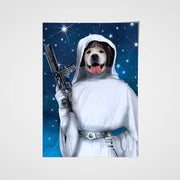 Princess of the Galaxy Custom Pet Portrait - Noble Pawtrait