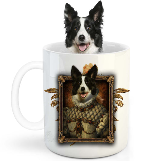 The Queen Elizabeth Custom Pet Mug - Noble Pawtrait