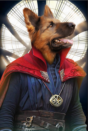 The Doctor Paw Custom Pet Portrait - Noble Pawtrait