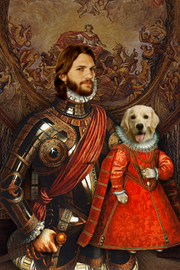 The Partner For Life Pet Portrait - Noble Pawtrait