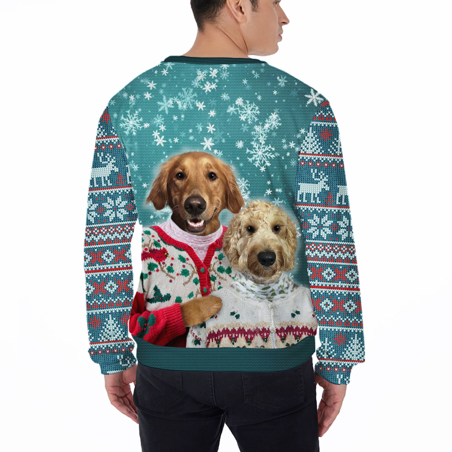 Ugly Sweater Custom Mutiple Pets