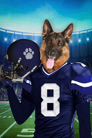 Tennessee Fan Custom Pet Portrait - Noble Pawtrait