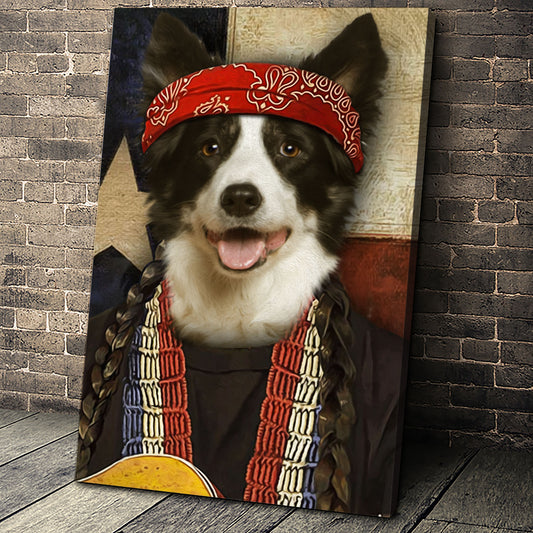 The Texas Singer Custom Pet Portrait - Noble Pawtrait