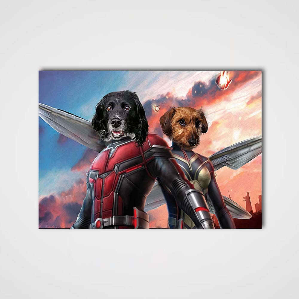 The Ant Couple/ The Ant King & Queen Custom Pet Portrait Poster - Noble Pawtrait