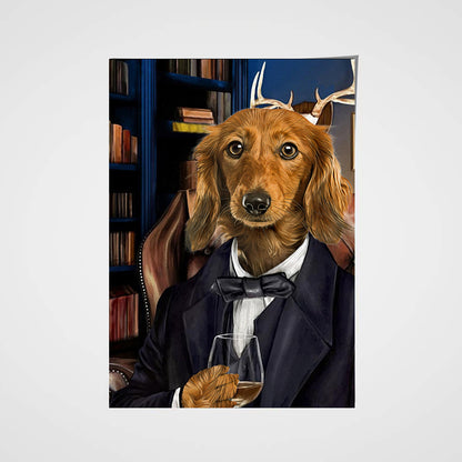 The Attorney Custom Pet Portrait Poster - Noble Pawtrait